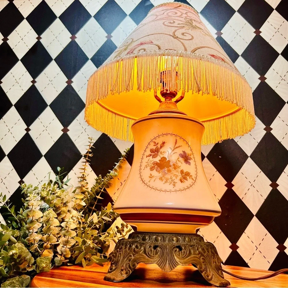 Vintage‎ Quoizel Hurricane Lamp “Abigail Adams”– Revived Edison-Style